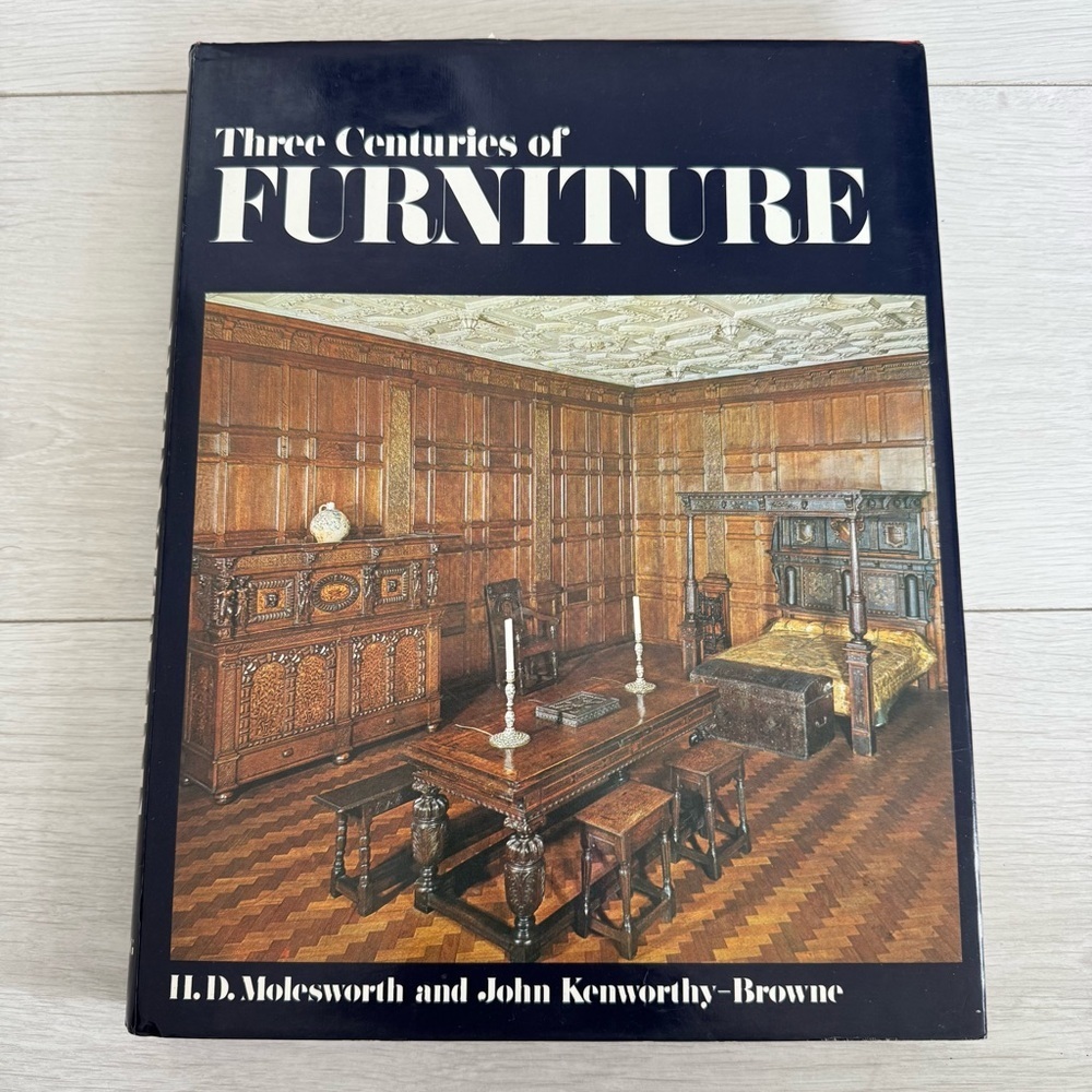Vintage Three Centuries of Furniture 1969 - Printed and Bound in Italy
